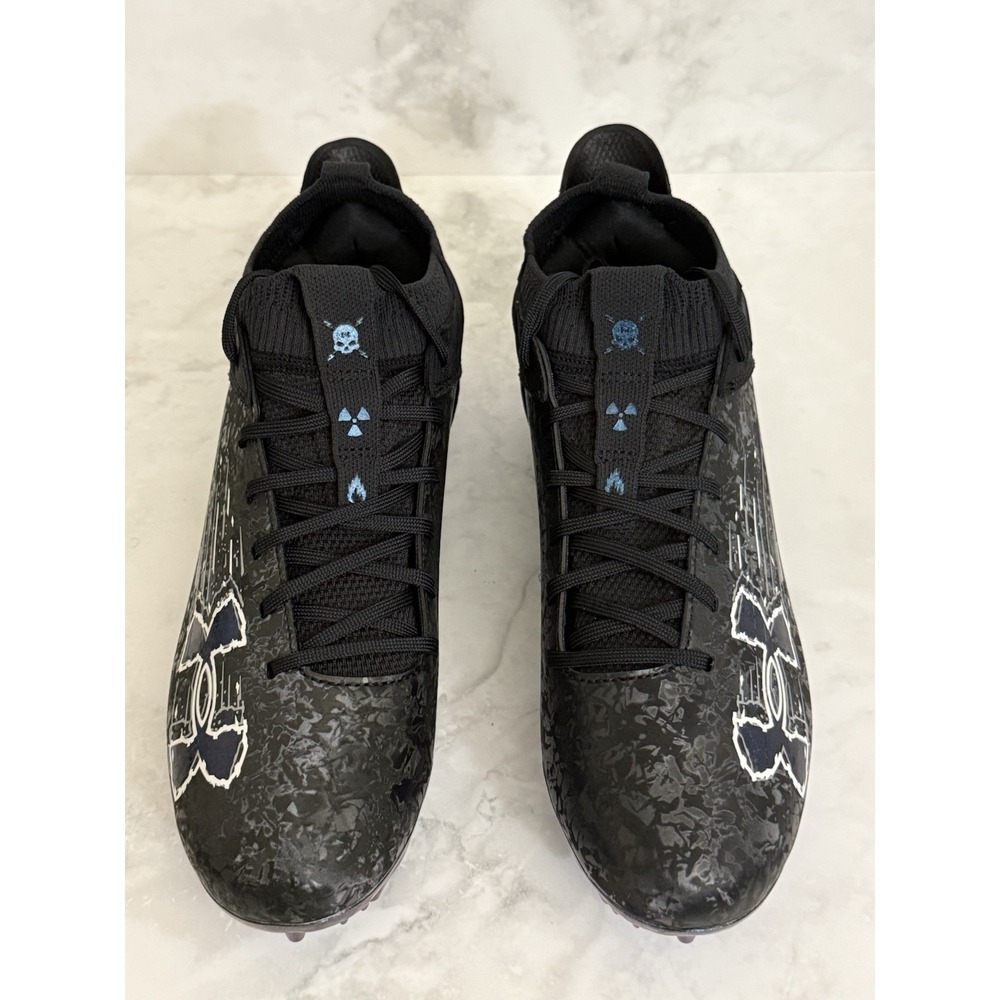 Under Armour Blur Smoke Suede 2.0 MC Football Cleats 3027978-001 Men's Size 12 - Picture 5 of 7